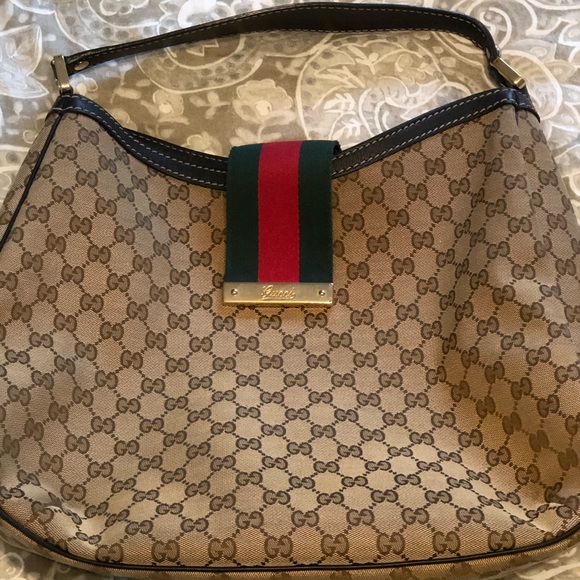Gucci Hobo Bag Web Gg Muticolor Canvas Tote - Picture 1 of 8